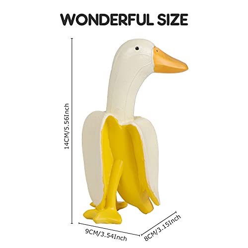 Banana Duck Garden Statue - Outdoor Decor