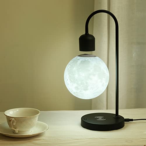 Floating Moon Lamp with Wireless Charger