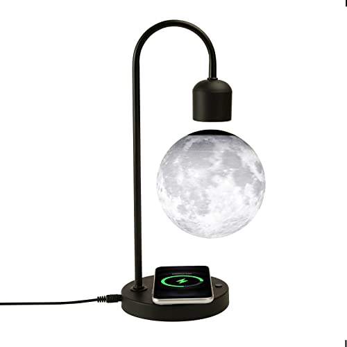 Floating Moon Lamp with Wireless Charger