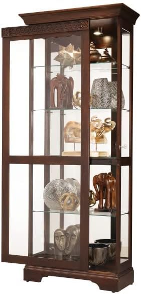 Blue Grass Curio Cabinet - Brown