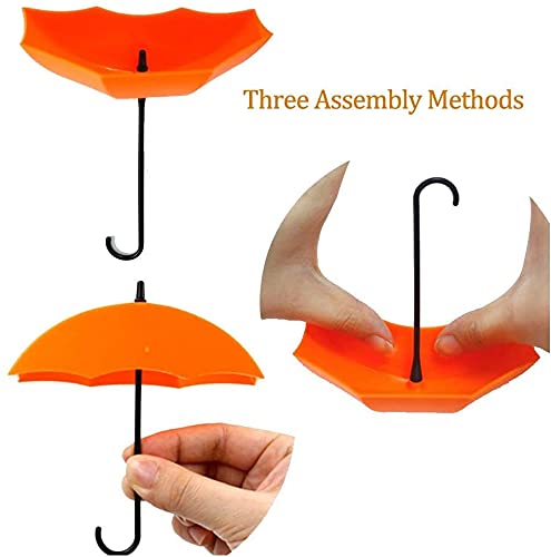Colorful Umbrella Key Holder Set