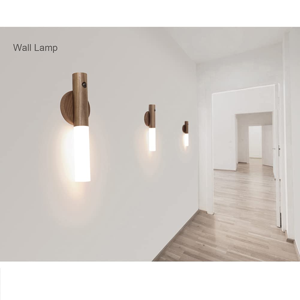 Motion Sensor Night Lights (Walnut Wood)