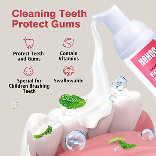 Kids Foam Toothpaste with Fruit Flavor