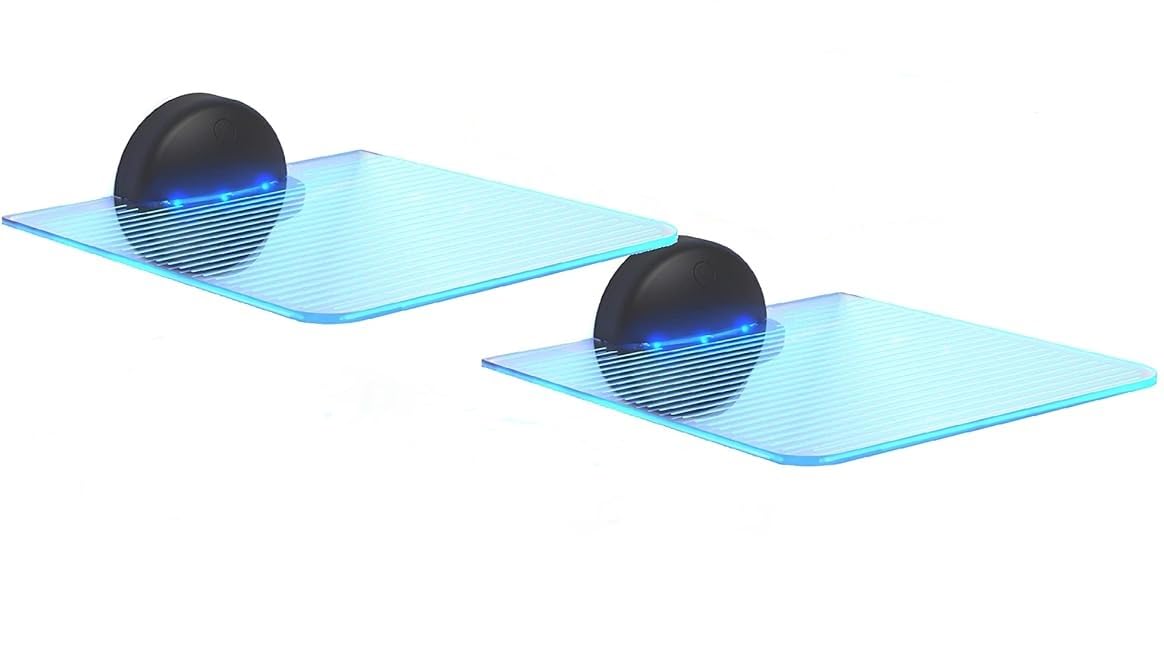LED Wall-Mounted Acrylic Display Shelf