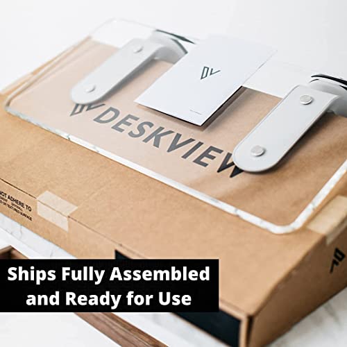 DeskView Premium Standing Desk - Portable & Adjustable