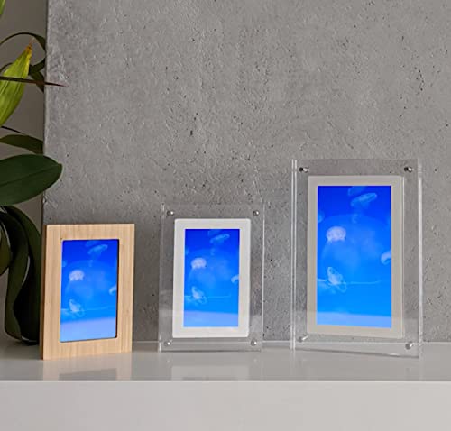 Jellyfish Digital Art Frame - Small Bamboo