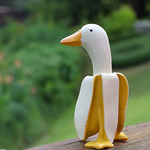 Banana Duck Garden Statue - Outdoor Decor