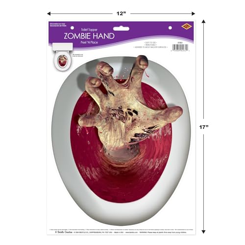 Halloween Zombie Hand Toilet Topper