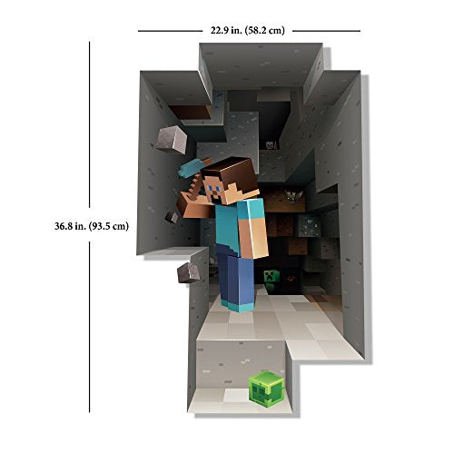 Minecraft Wall Cling Decal Sticker