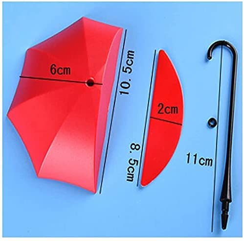 Colorful Umbrella Key Holder Set