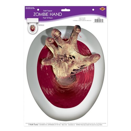 Halloween Zombie Hand Toilet Topper