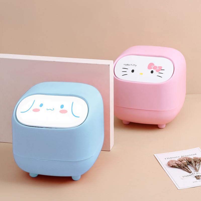 Desktop Trash Can - Cute Mini Garbage Bin