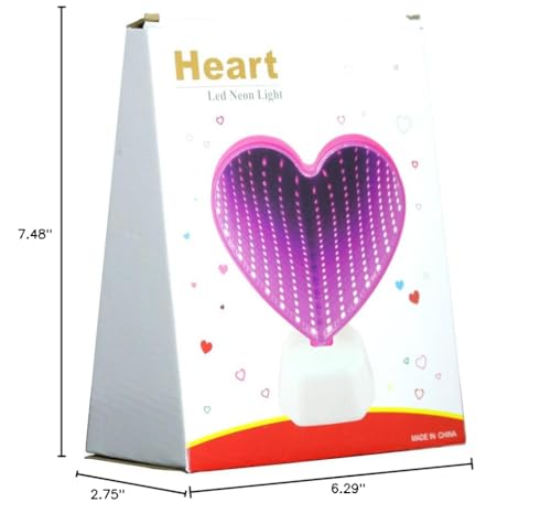 Heart Shaped LED Night Light