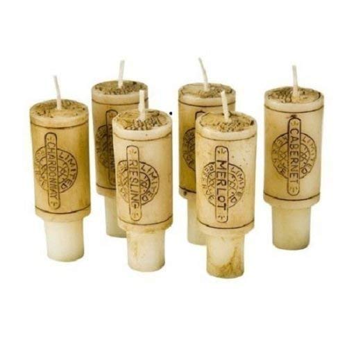 Merlot Scented Wine Cork Candles - Set of 6