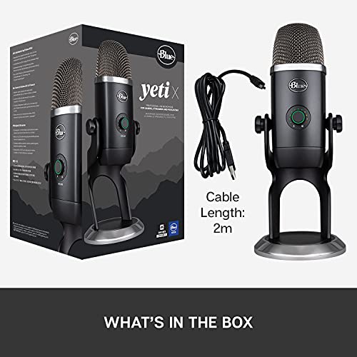 Logitech for Creators Blue Yeti X USB Microphone