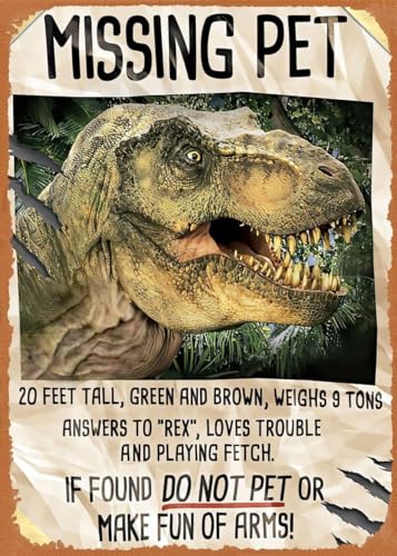 Missing Pet Jura Park Tin Sign