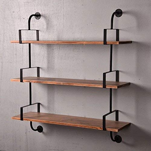 Industrial Retro Wall Mount Pipe Shelf