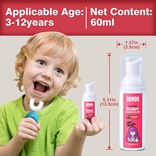 Kids Foam Toothpaste with Fruit Flavor