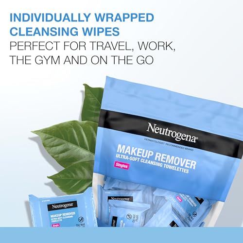 Neutrogena Makeup Remover Wipes, Individually Wrapped