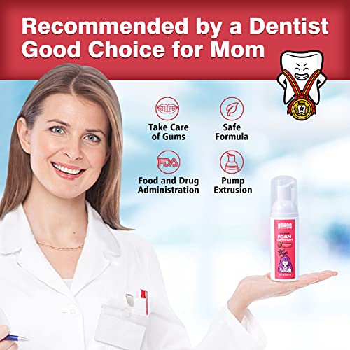 Kids Foam Toothpaste with Fruit Flavor