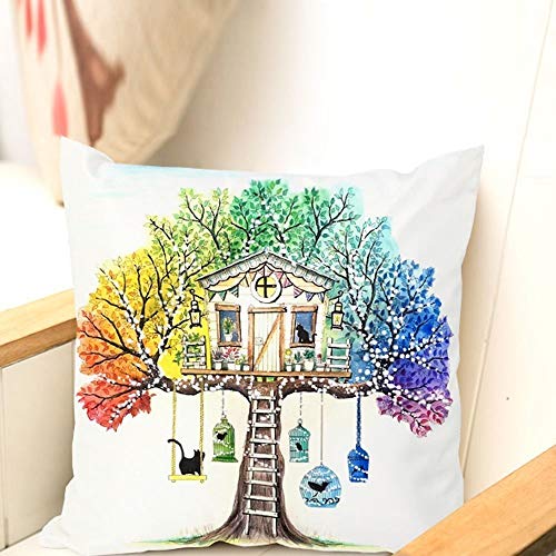 DIY Coloring Pillowcase - Treehouse Design