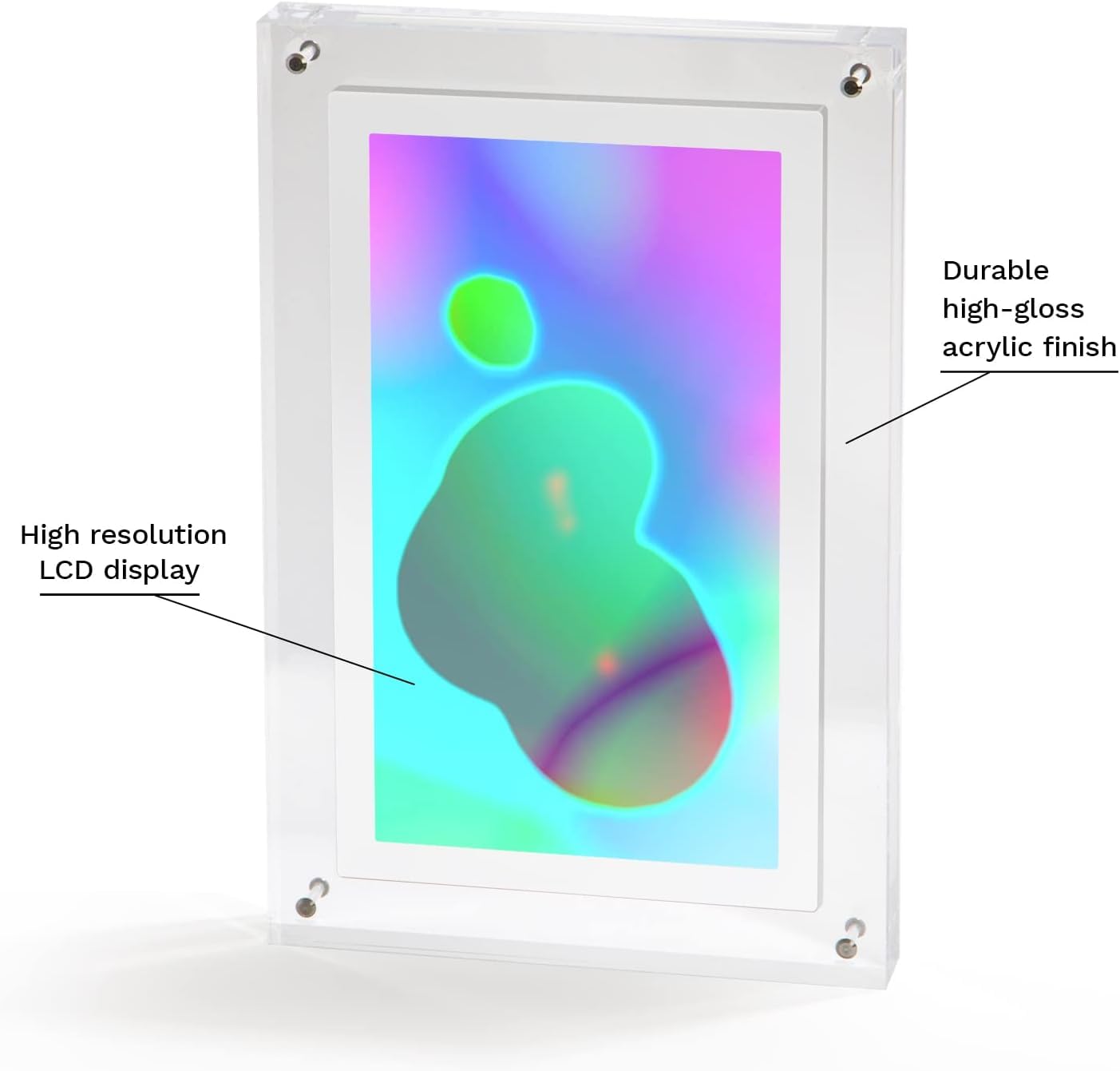 Black Motion Lamp - Digital Art Frame