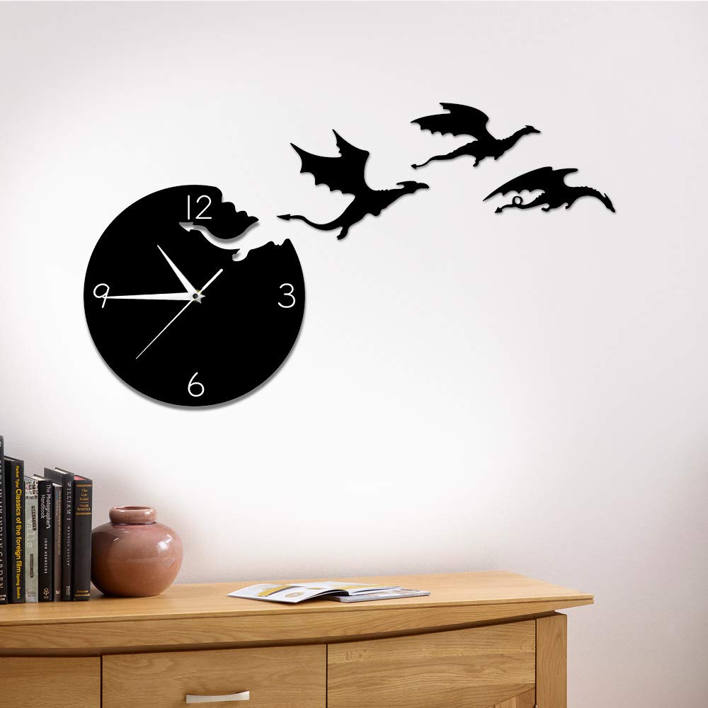 Flying Dragon Wall Clock