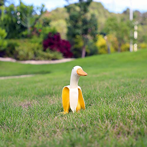Banana Duck Garden Statue - Outdoor Decor