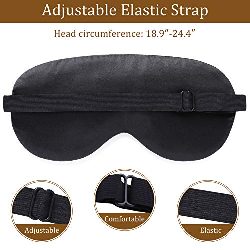 Mulberry Silk Sleeping Eye Mask with Ear Plugs
