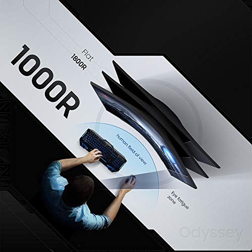Ultra-Wide Gaming Monitor with 1000R Curved Screen, 165Hz