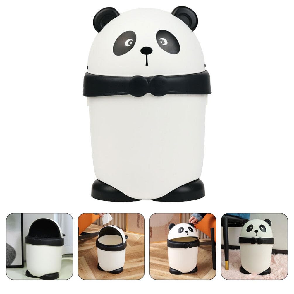 Cute Panda Trash Can
