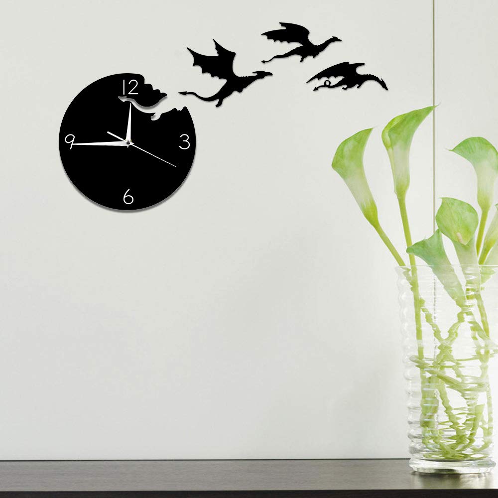 Flying Dragon Wall Clock