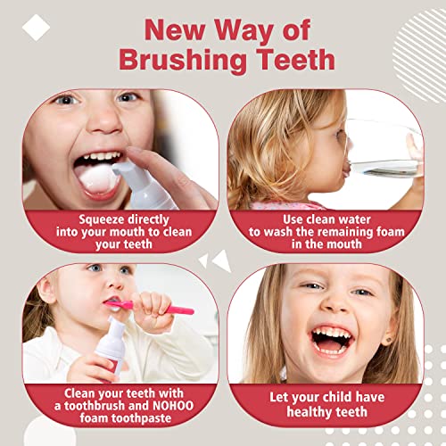 Kids Foam Toothpaste with Fruit Flavor