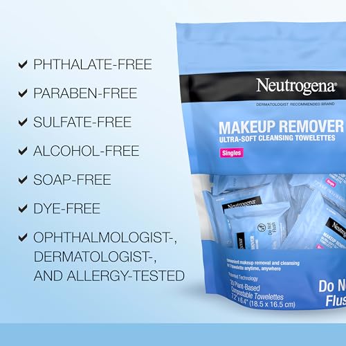 Neutrogena Makeup Remover Wipes, Individually Wrapped