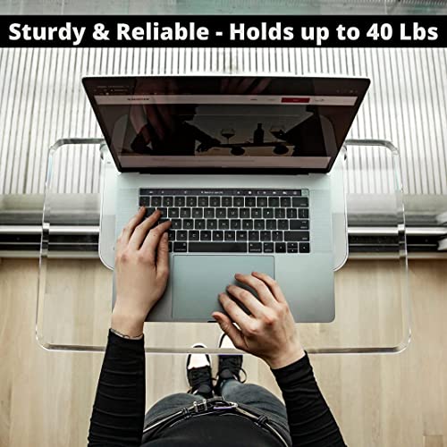 DeskView Premium Standing Desk - Portable & Adjustable
