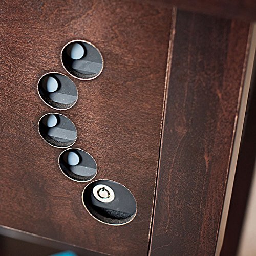 Home Defense Night Stand with Hidden Firearm Safe
