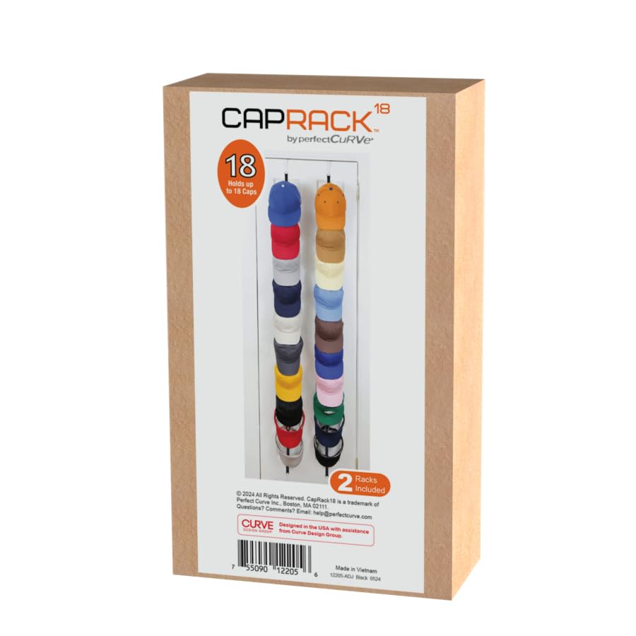 Over-the-Door Adjustable Cap Organizer