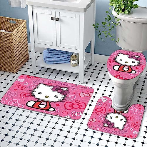 Anime Theme Shower Curtain Set