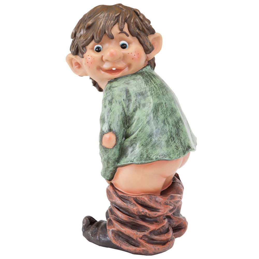 Naughty Garden Elf Statue