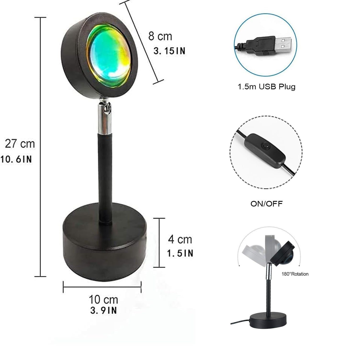 LED Sunset Lamp