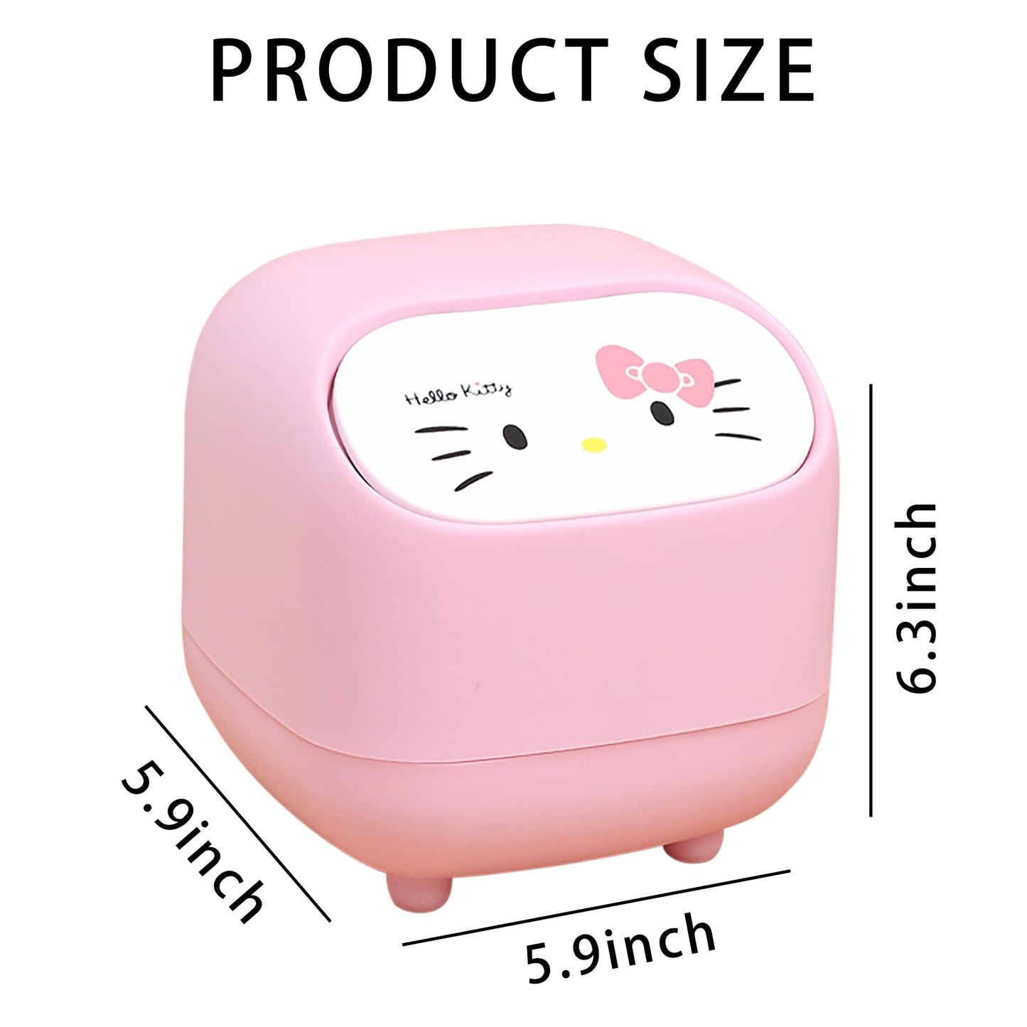 Desktop Trash Can - Cute Mini Garbage Bin