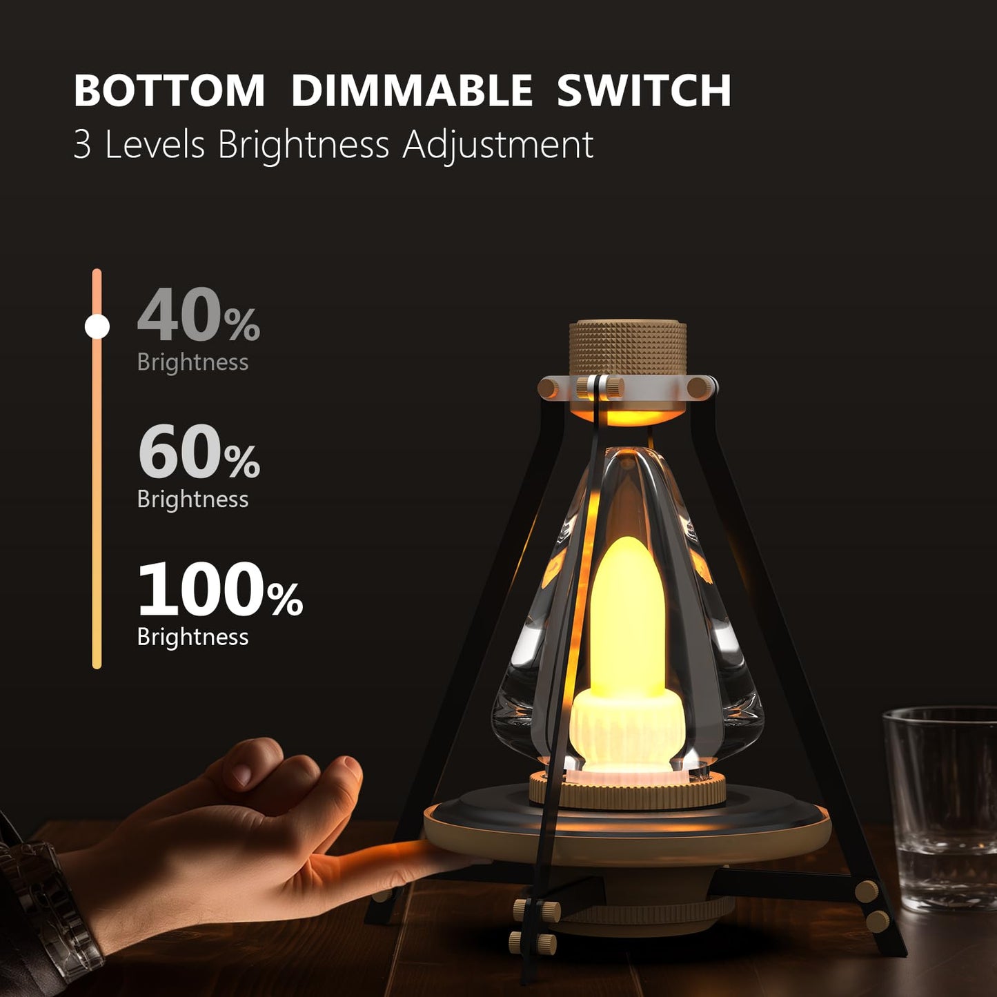 Portable Cordless LED Lantern