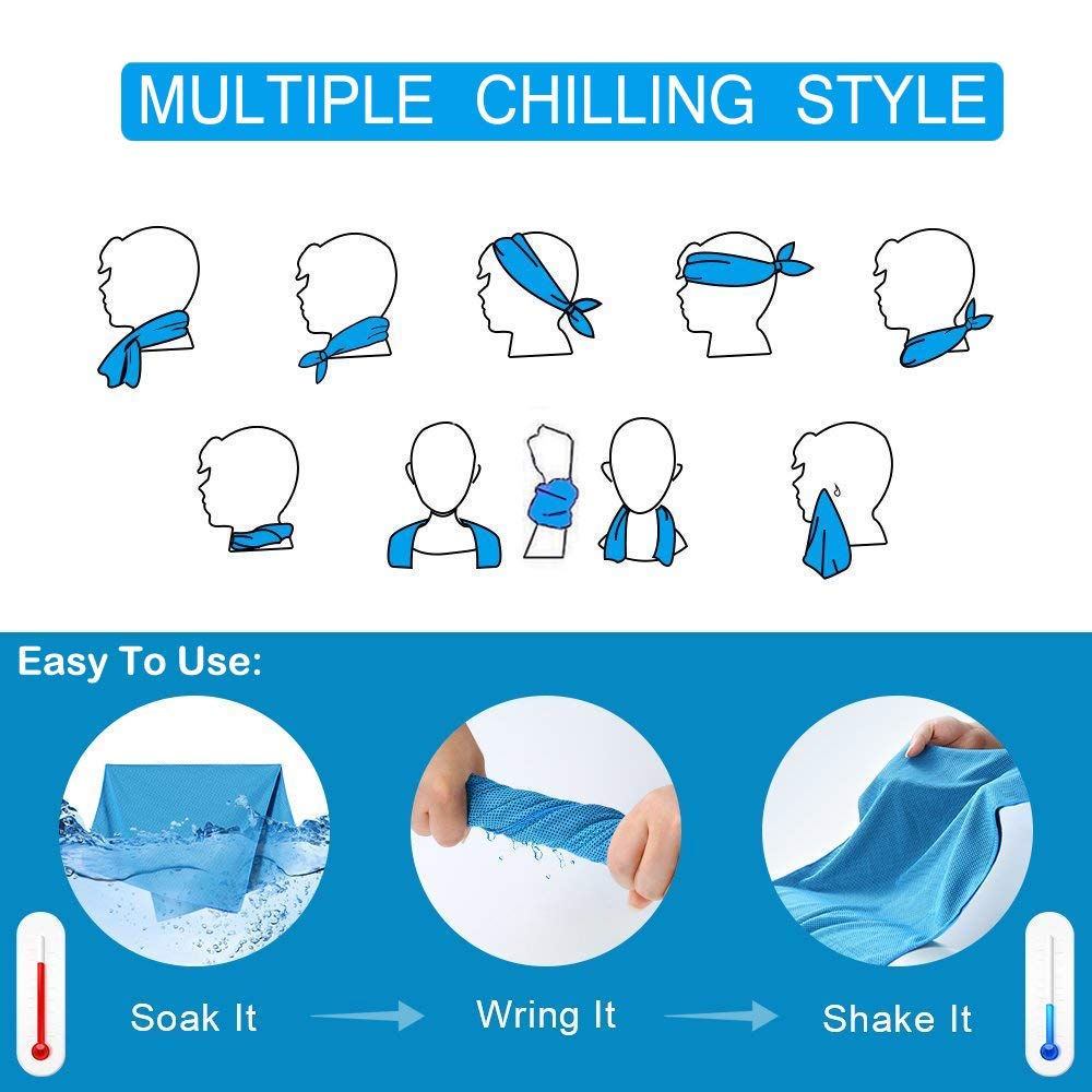 Soft Cooling Towels for Active Lifestyles