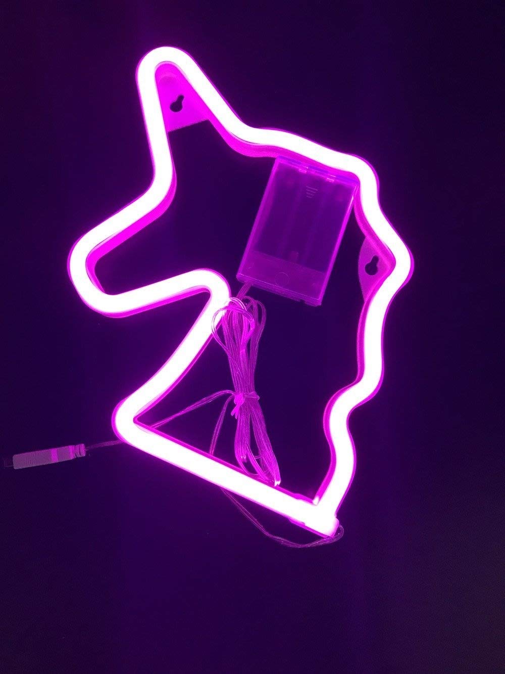 Neon Unicorn Night Light