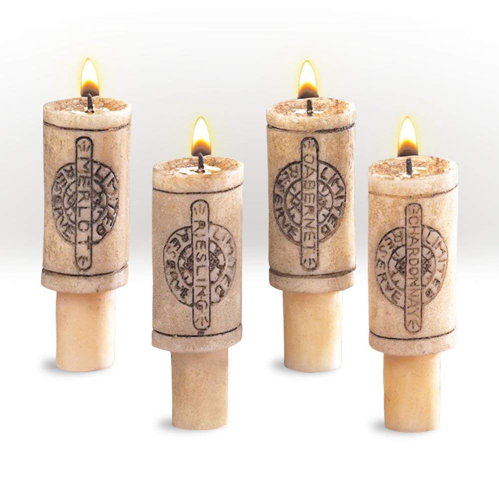Merlot Scented Wine Cork Candles - Set of 6