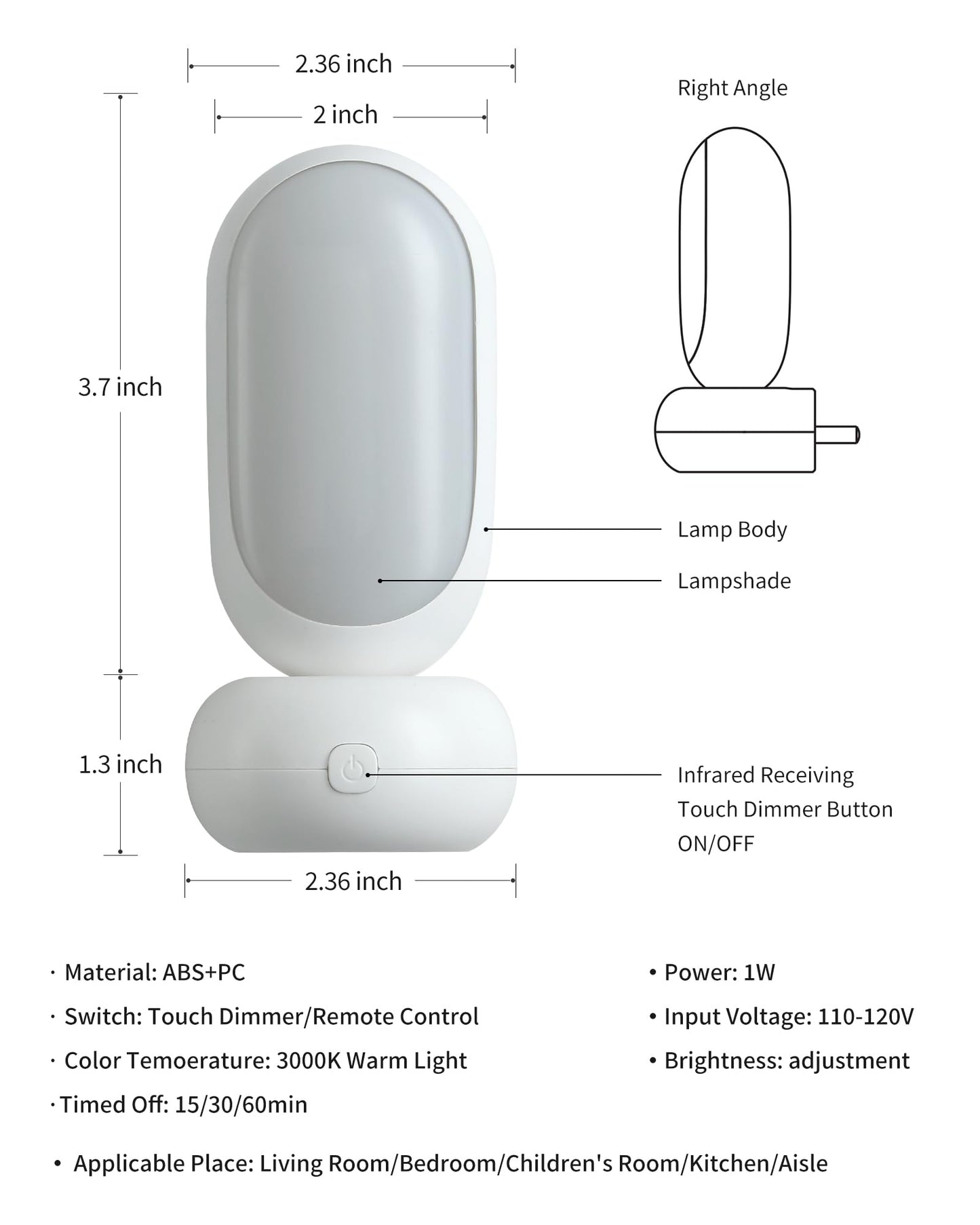 LED Night Light Plug-in Set