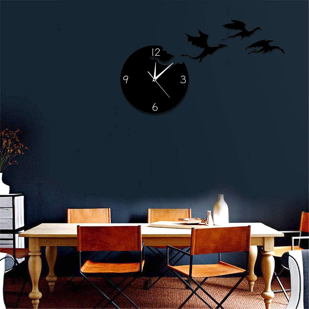Flying Dragon Wall Clock