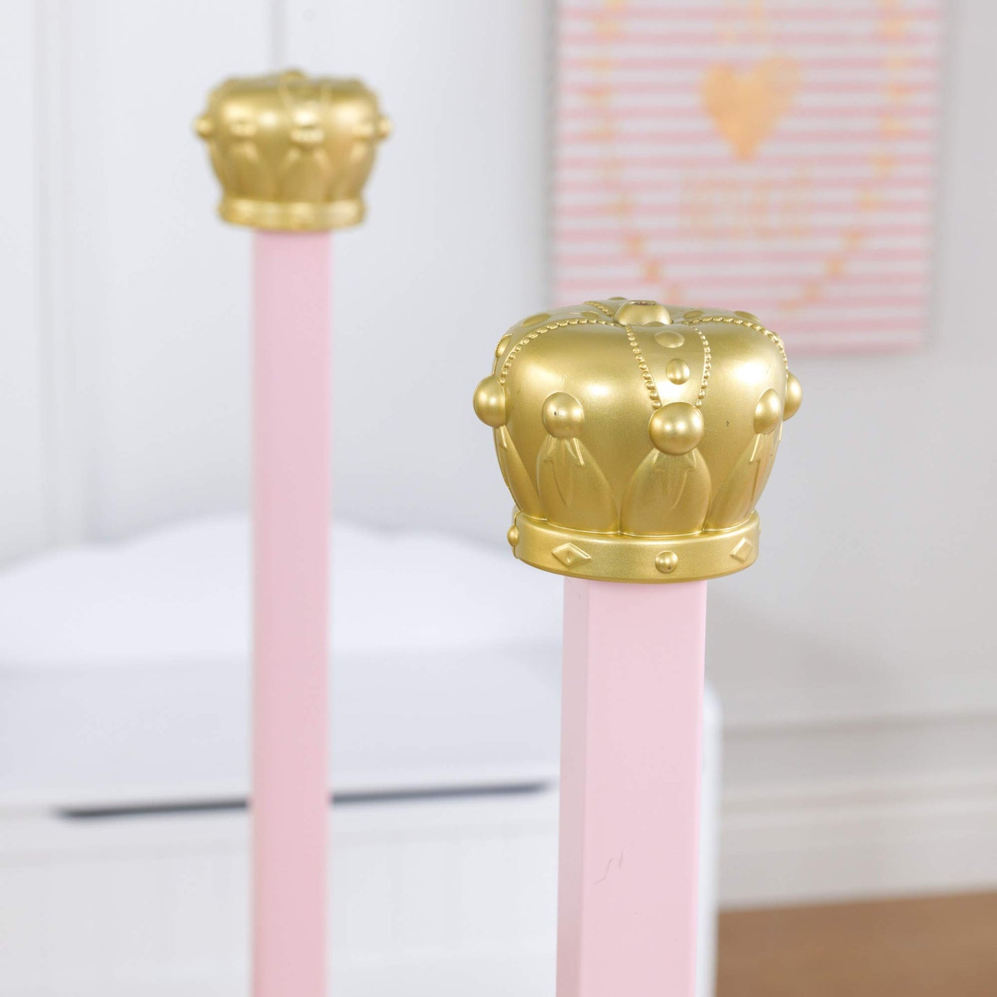 Wooden Princess Toddler Bed