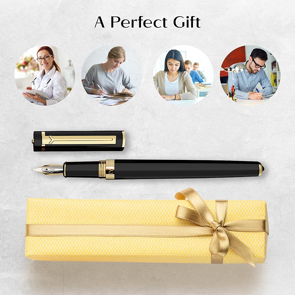 Fountain Pen and Notebook Clips Set