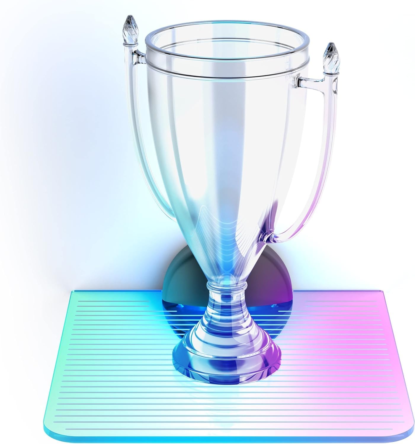 LED Wall-Mounted Acrylic Display Shelf